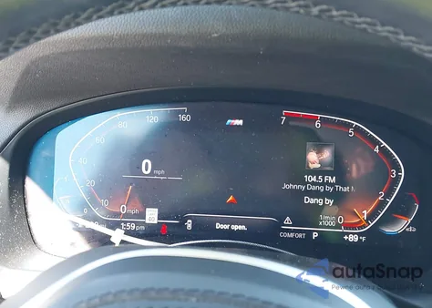 2022 BMW X3 xDrive30I из США, поврежденный, VIN 5UX53DP04N9K29891